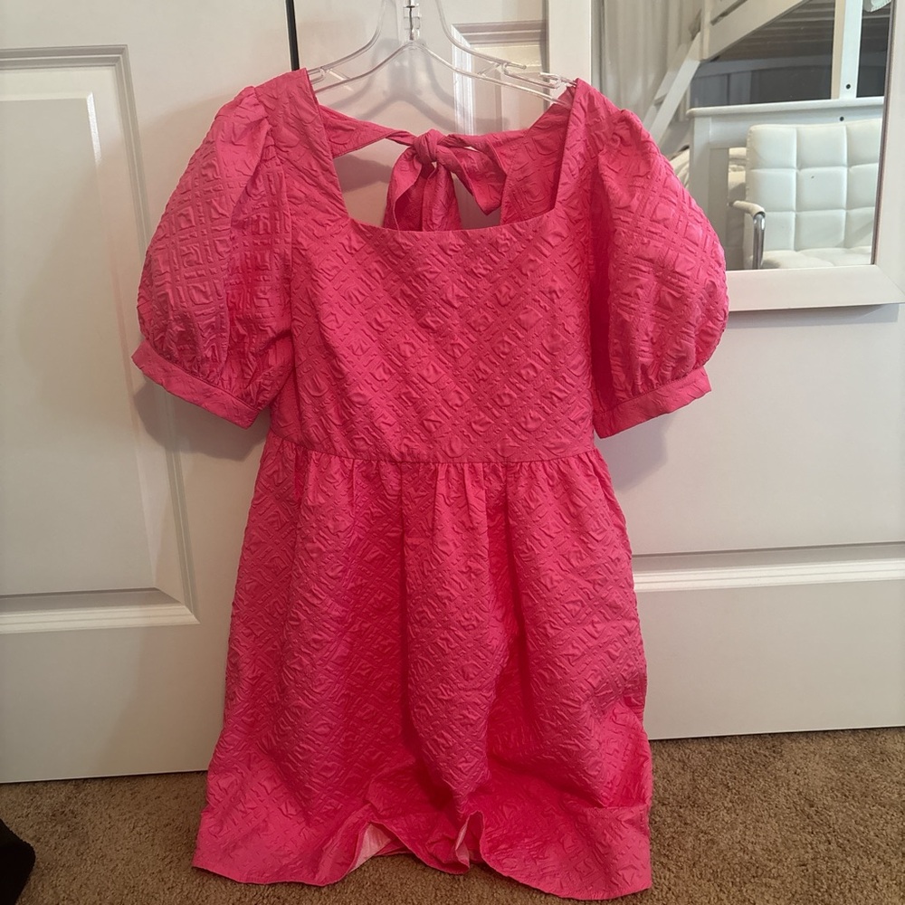 Pink boutique dress